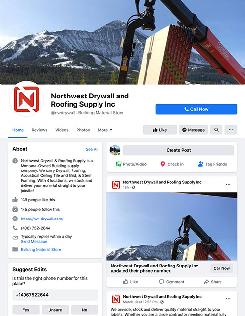 Northwest Drywall & Roofing Supply on Facebook